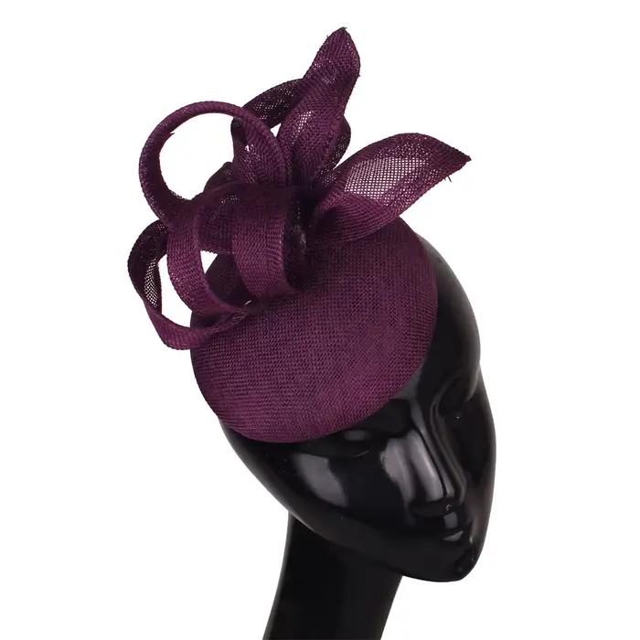 Sinamay-Fascinateur violet pour femme