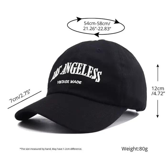 Casquette de Baseball brodée Los Angeles pour hommes et femmes