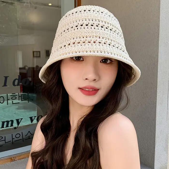 Chapeau de pot tricoté frais et tendance pour femme
