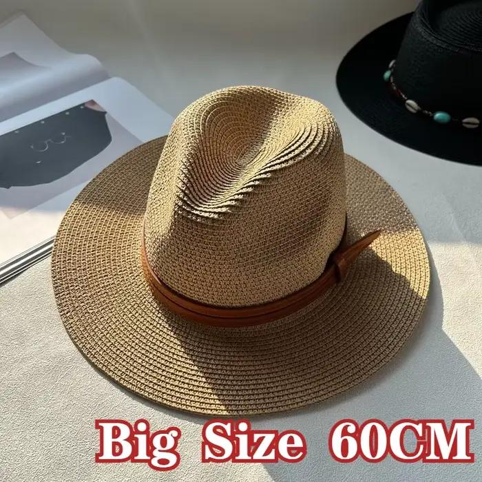 Chapeau de paille Panaman à grande tête de 60CM