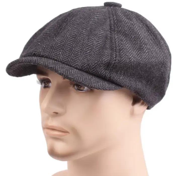 Casquette de style britannique rétro pour hommes