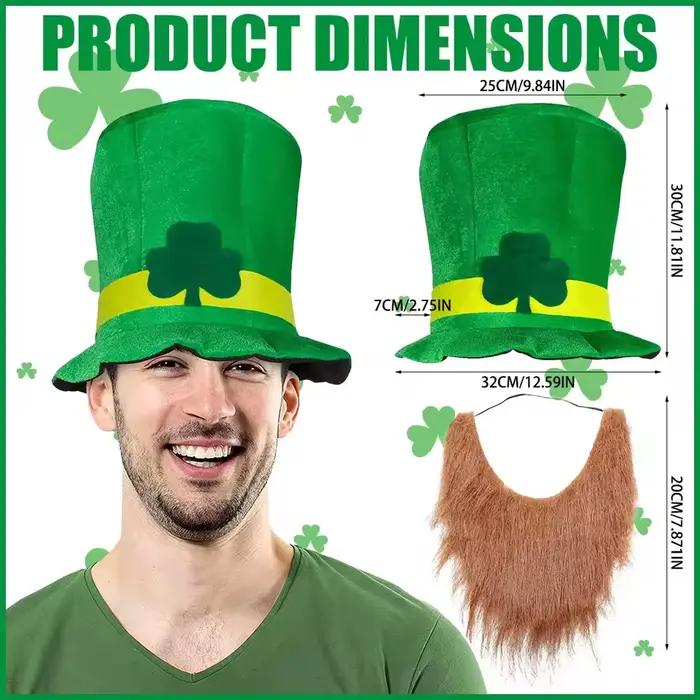 Chapeau haut-de-forme irlandais pour la saint-Patrick