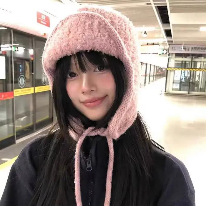 Chapeaux d'hiver en polaire épaisse pour dames