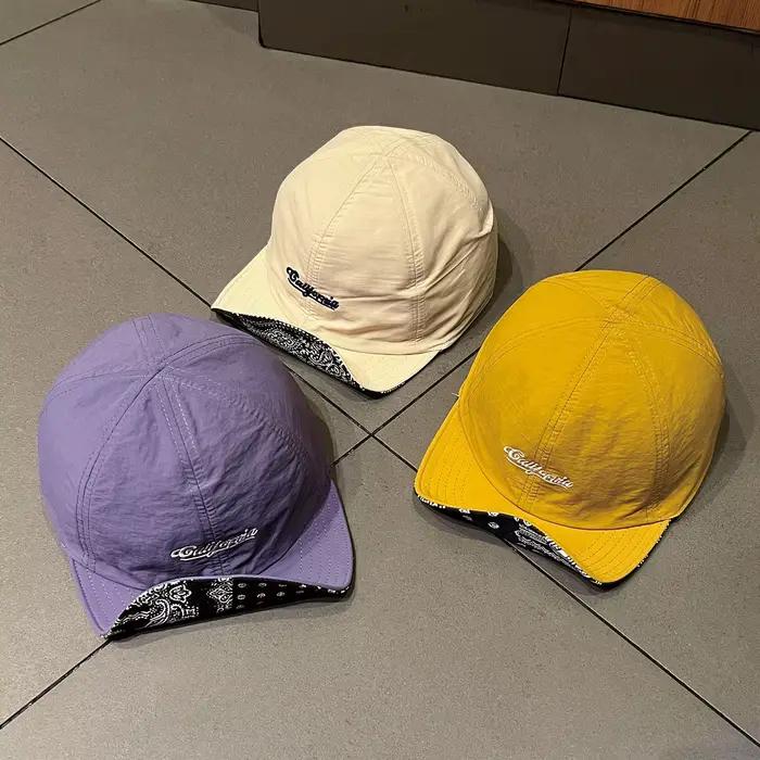 Casquette de baseball réversible à imprimé Paisley