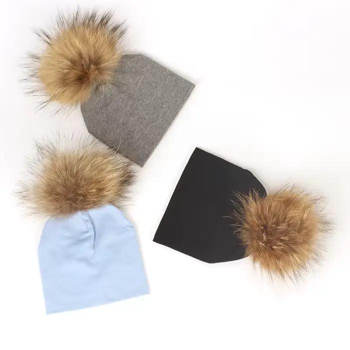 Geebro – bonnets en coton doux pour bébés de 0 à 3 mois