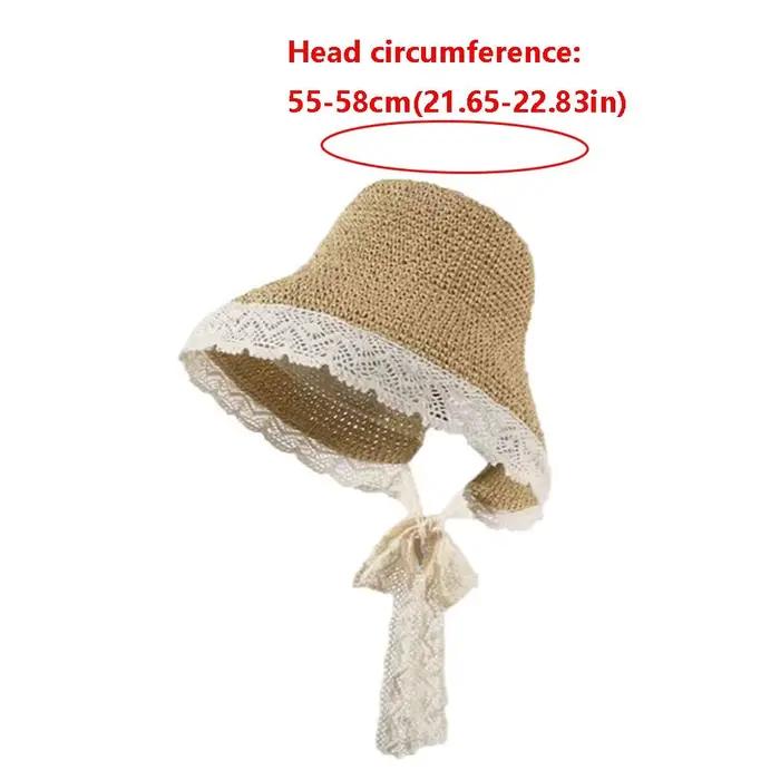 Grand chapeau de paille à large bord de style français