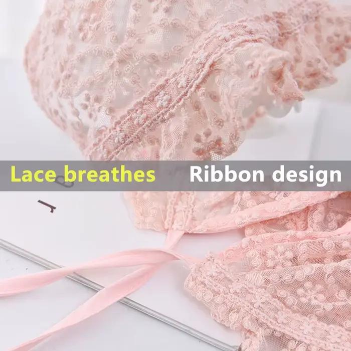 Chapeau de princesse en dentelle brodée pour bébé