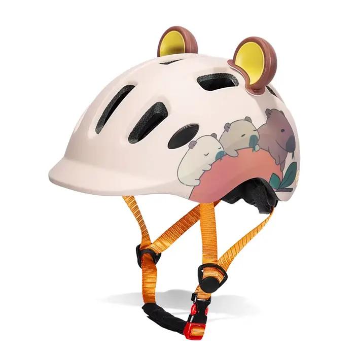 Casque pour enfants équipement de Protection de sécurité Skateboard patins à roulettes vélo fille garçon mignon dessin animé animaux casques