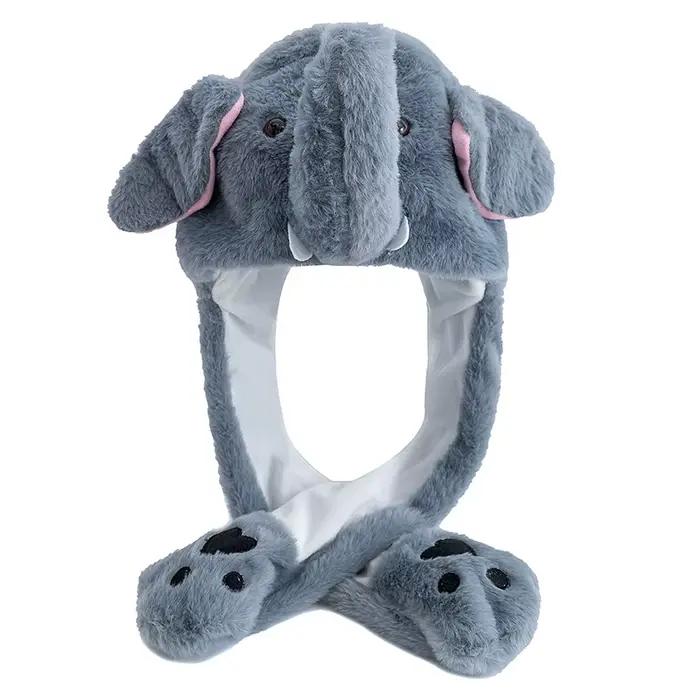 Nouveau Style unisexe drôle oreille chapeau Animal éléphant Couple mignon