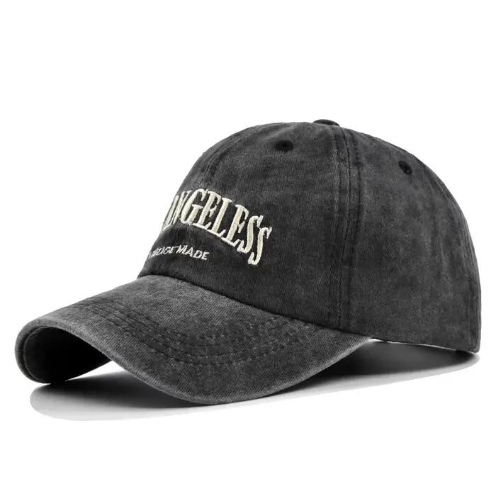 Casquette de baseball unisexe lettre brodée protection solaire coton sport décontracté pour homme femme occasions spéciales