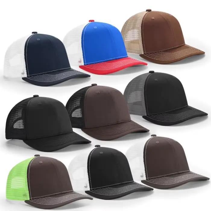 Offre spéciale casquette unisexe à bord légèrement incurvé Style chapeau de camionneur hommes et femmes décontracté en