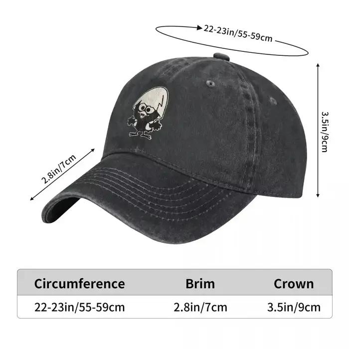 Casquette de baseball Calimero Cartoon Anime unisexe imprimée en polyester pour homme et femme, protection solaire, style vintage et décontracté pour activités de plein air et occasions spéciales