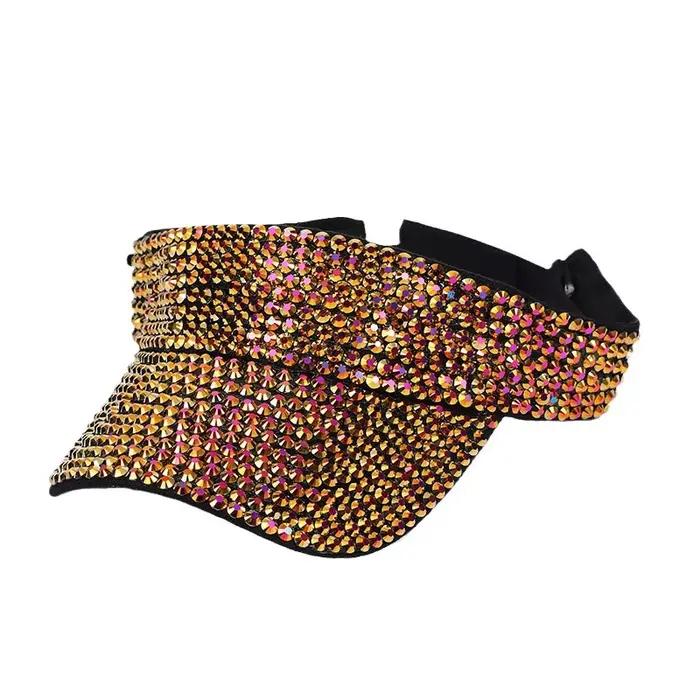À la mode vide haut chapeau d'été diamant