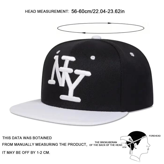Unisexe NY lettre broderie Hip-hop chapeaux printemps automne en plein air réglable décontracté casquettes de Baseball crème solaire chapeau casquette de sport