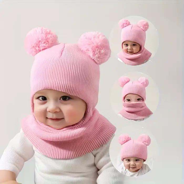 Bonnet une pièce à capuche pour enfants d'hiver