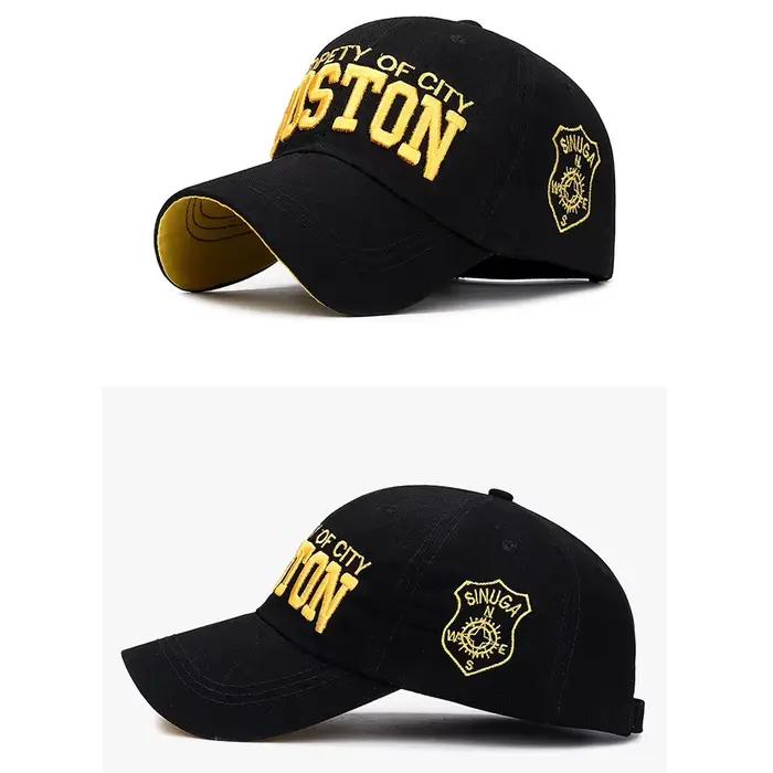 Casquettes de baseball FS rose beige avec lettres pour hommes et femmes