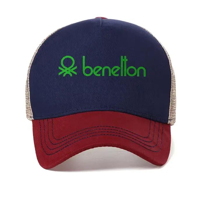 Casquette de baseball Benetton à imprimé lettres pour homme