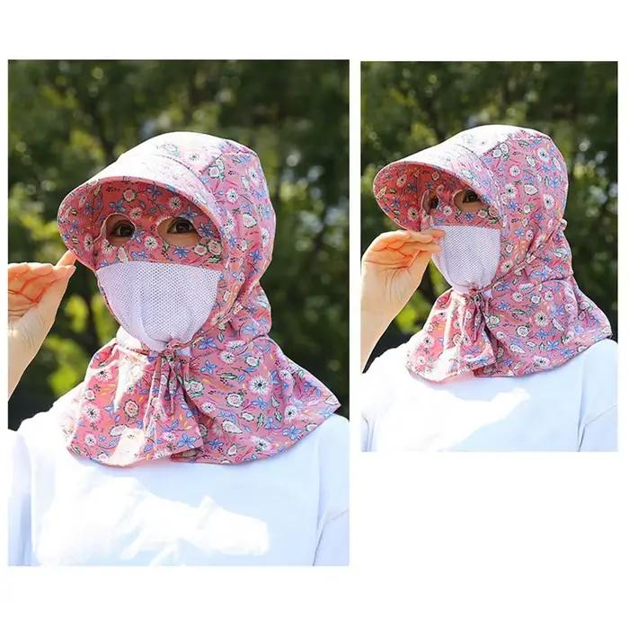 Chapeau de soleil anti-UV à protection intégrale
