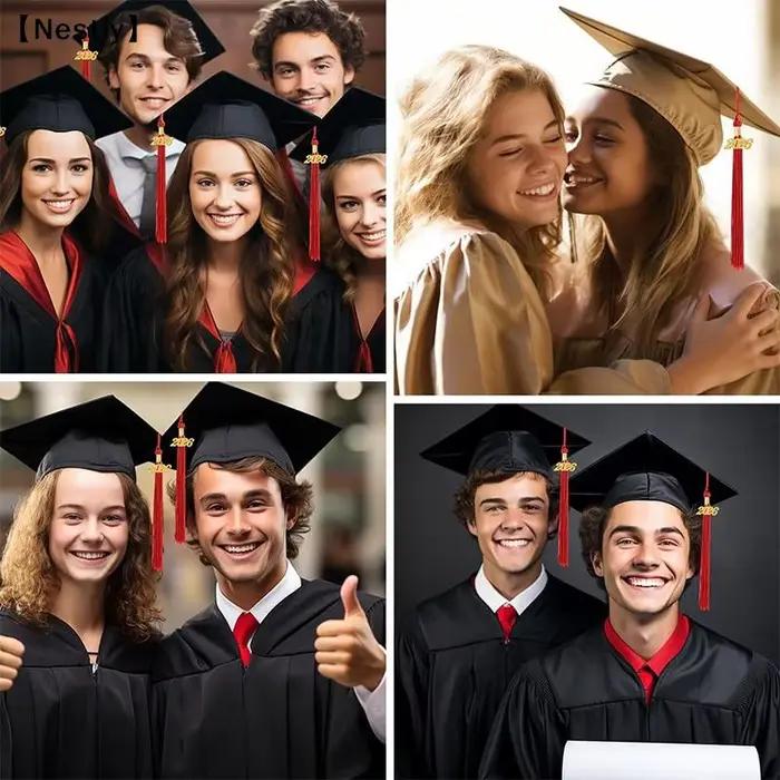 Chapeau de graduation avec pompon pour lycée et diplôme universitaire