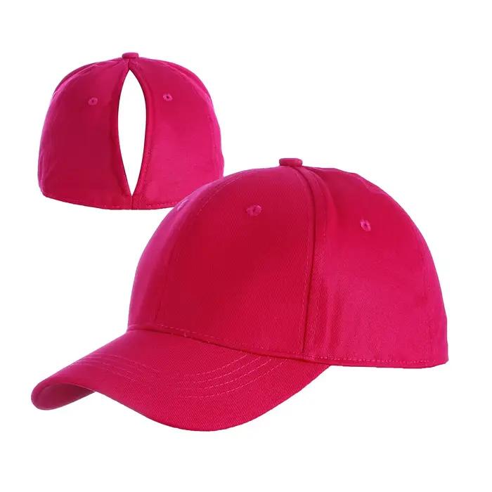 Casquette de baseball magnétique pour queue de cheval