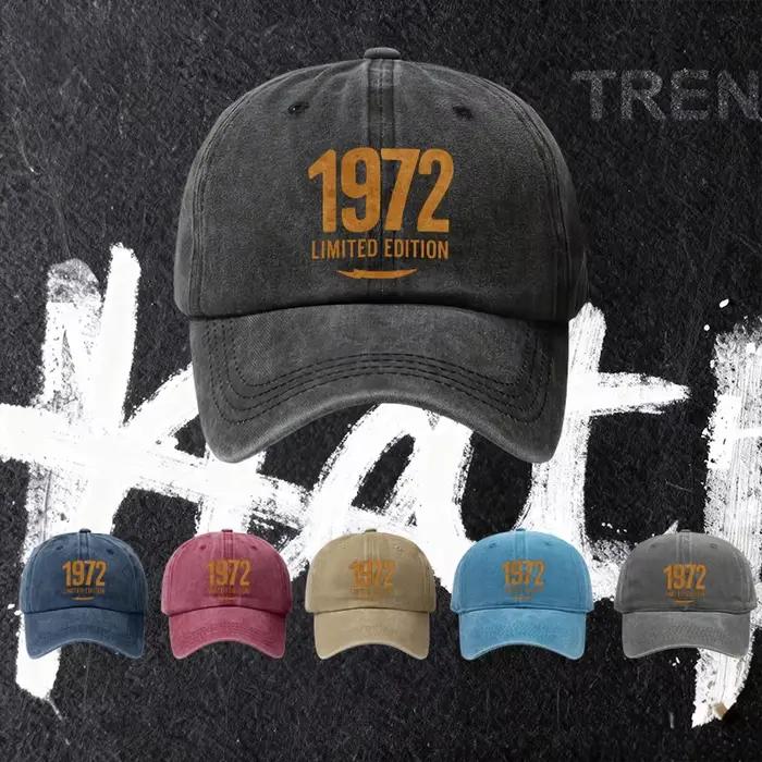 Casquette de baseball réglable édition limitée 1972