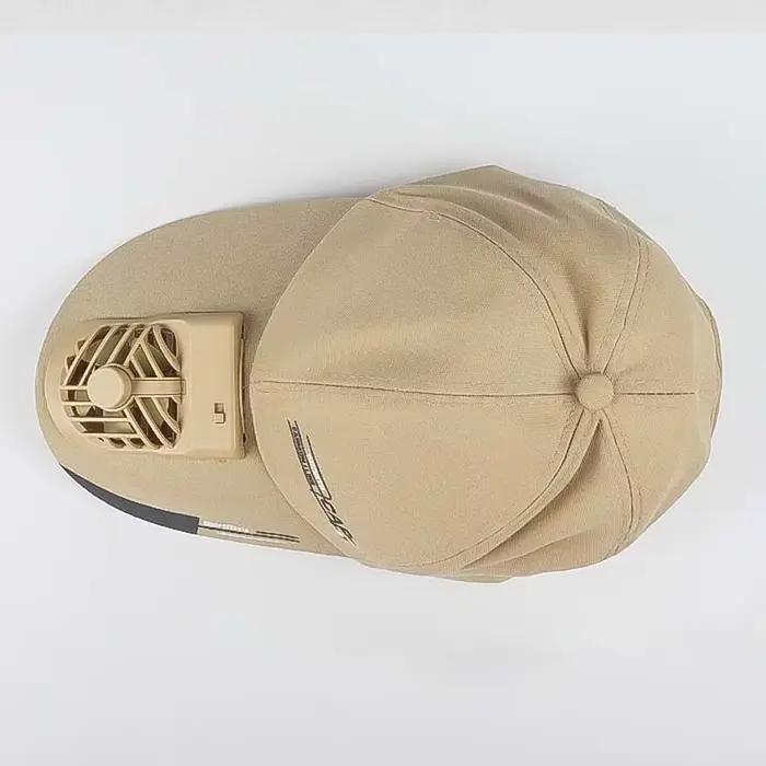 Casquette de baseball portable avec ventilateur intégré