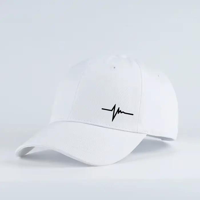 Casquette de baseball avec imprimé Heartbeat ECG Lifeline pour hommes et femmes