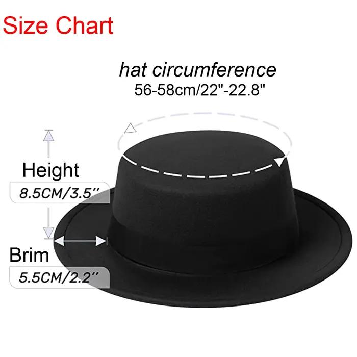 Chapeau Fedora Mistdawn en Polyester et Coton pour Femmes et Hommes, Style Derby Eglise, Occasions Festives et Activités Outdoor