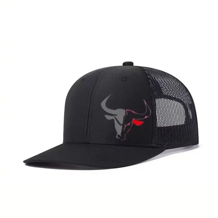 Casquette de Baseball d'été décontractée avec tête de taureau imprimée