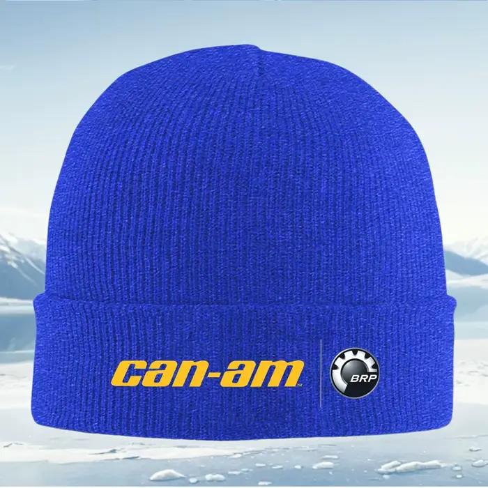 Chapeau Can-Am logo BRP unisexe tricoté hiver thermique chaud pull casquette skullies beanie occasionnels extérieur style masculin féminin
