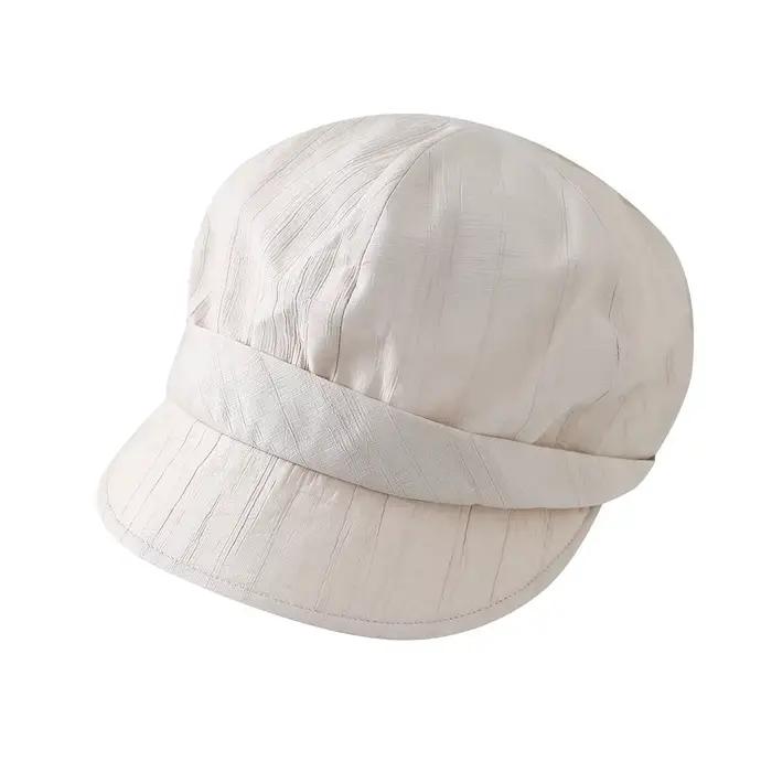 Béret de peintre coréen rétro britannique pour femme