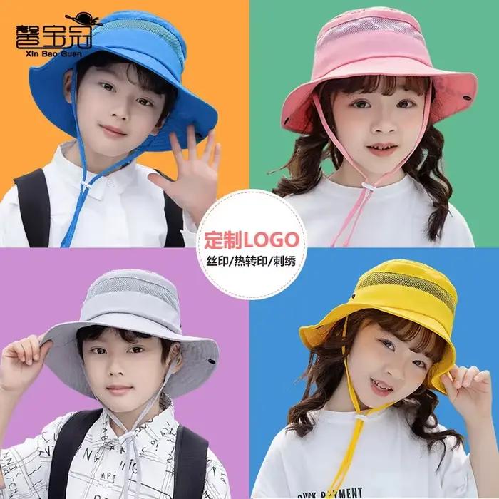 Filles garçons casquette enfant 2-6 ans chapeaux de soleil enfants seau casquettes en plein air plage randonnée