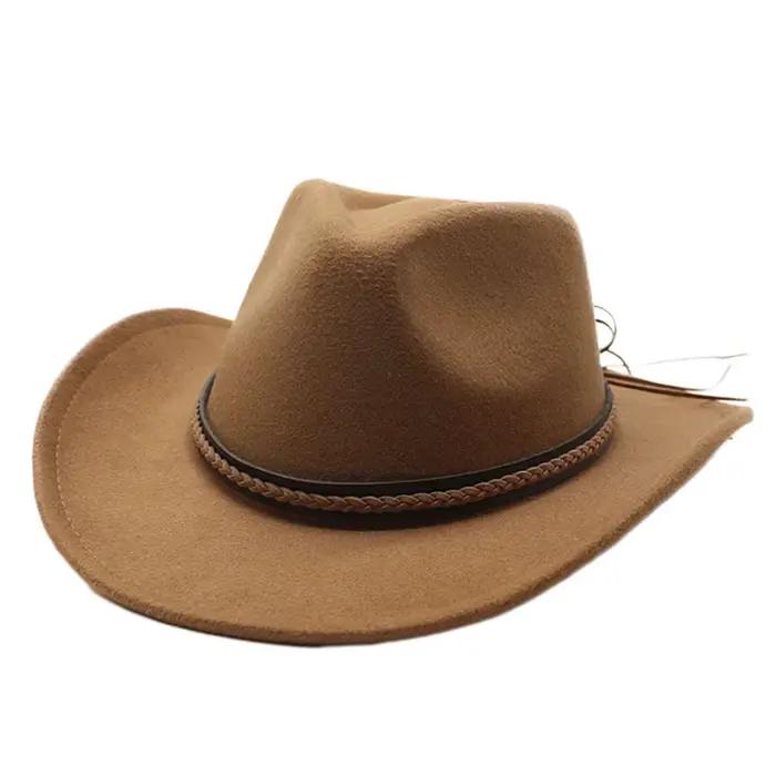 Chapeaux de cowgirl rétro classiques pour hommes et femmes
