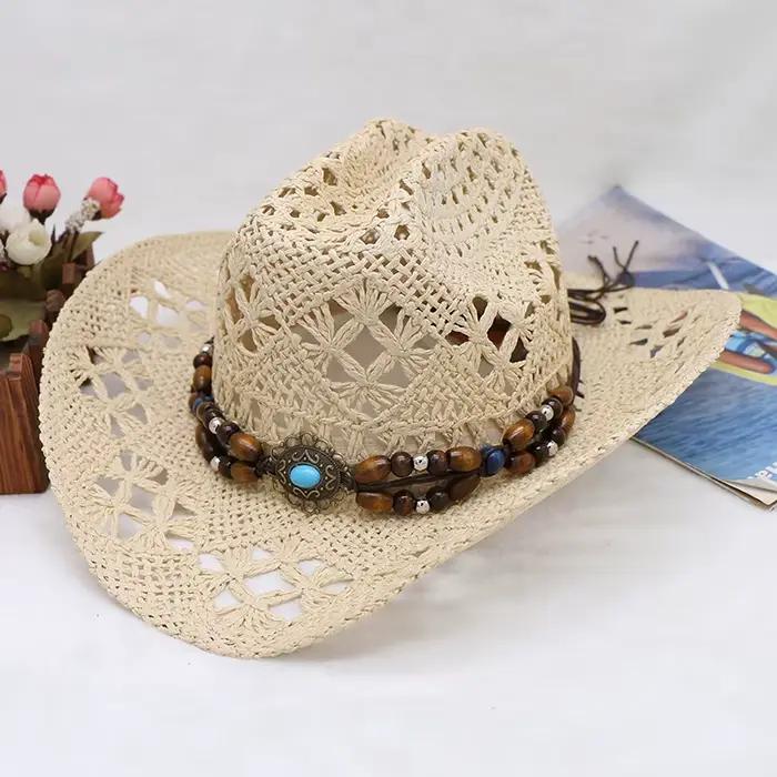 Chapeau de paille d'été pour femmes et hommes