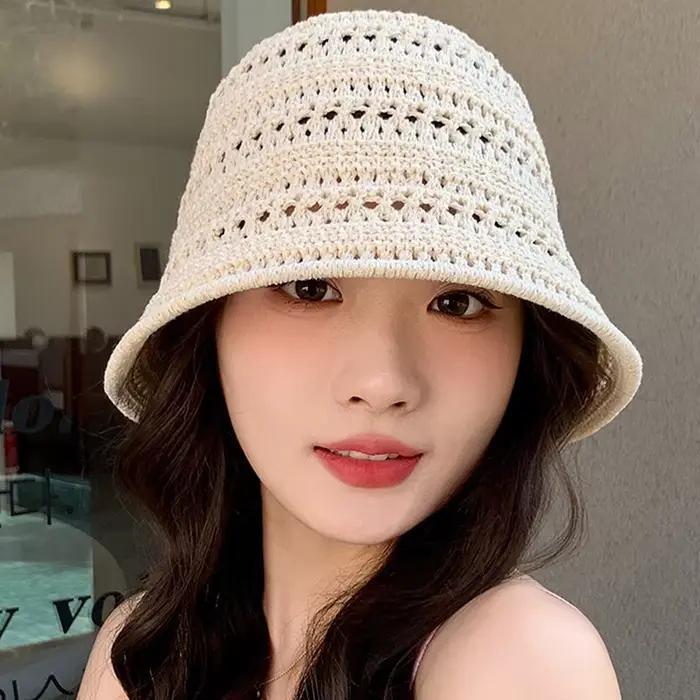 Chapeau de pot tricoté frais et tendance pour femme