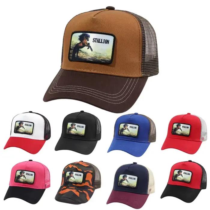 Casquette de baseball protection solaire en polyester brodée cheval bec de canard style sportif pour femmes occasions diverses