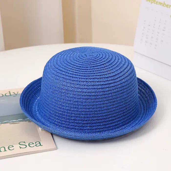 2025 chapeaux Parent-enfant en plein air la mère d'enfant Vintage femmes printemps été plage mode chapeau de paille