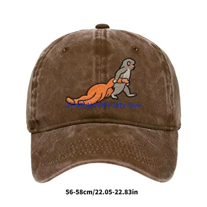 F42F – casquette Unique en langue canard sur le thème du singe
