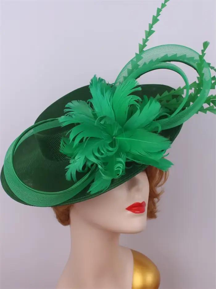 Mariée pilulier rouge Fascinator Chapeau Femme mariage