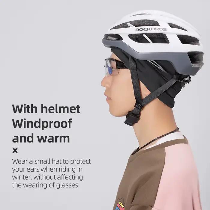 ROCKBROS hiver chaud cyclisme chapeaux Sports de plein air thermique polaire Biker casquettes coupe-vent vtt route ski