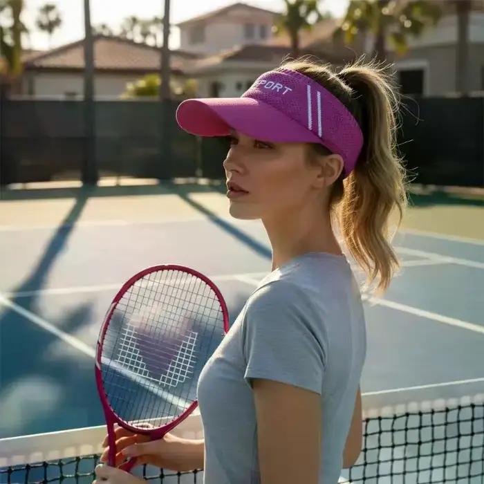 Casquette de baseball pour femme avec visière respirante protection solaire décontractée polyvalente pour aventures estivales et quatre saisons