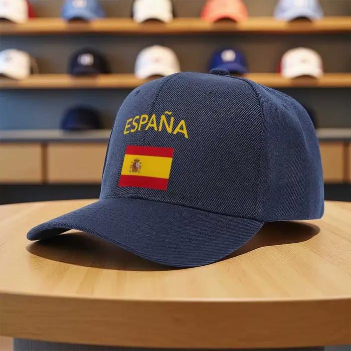 Casquette de baseball drapeau espagnol pour femme et homme