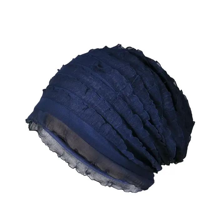 Printemps été et automne mode Slouchy Bonnet chapeau femmes Skullies femme mince
