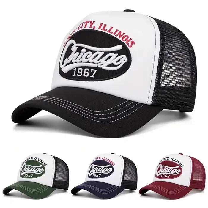 Nouvelle Casquette de Baseball 2026 CHICAGO1967 Brodé en Maille