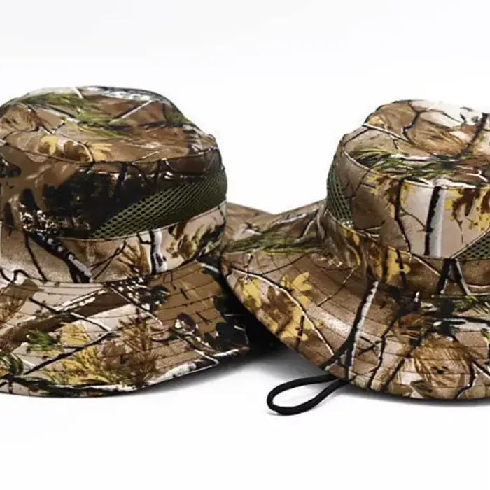 Nouveau chapeau de pêche en forme de seau respirant et anti-uv pour homme activités plein air et occasions spéciales