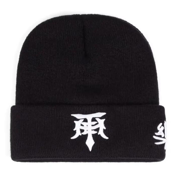 Nouveau Chapeau Tricoté 2026 Brodé T