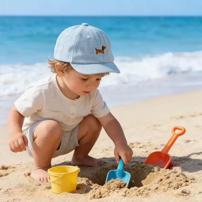 Casquette de baseball en jean mignonne pour bébé