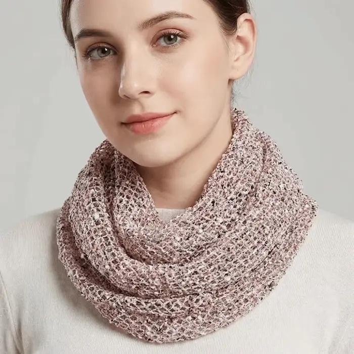 Bonnet en maille style bohème décontracté