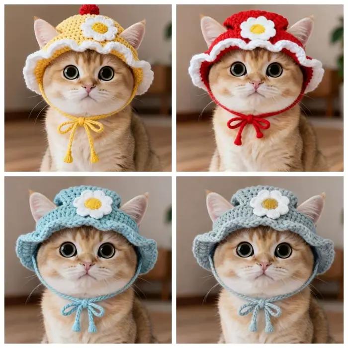 Nouveau Chapeau Amusant pour Chat