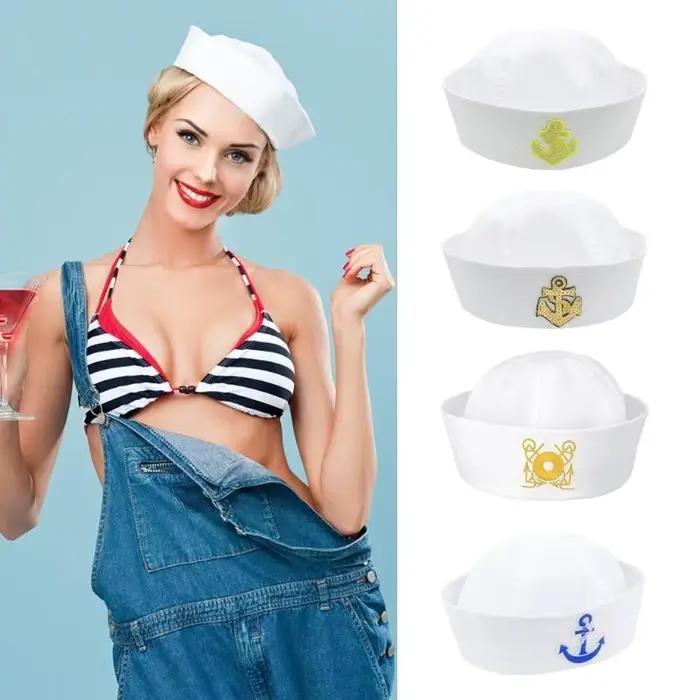 P9FE chapeau capitaine marin pour enfants adultes